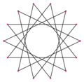 Regular star polygon 14-5