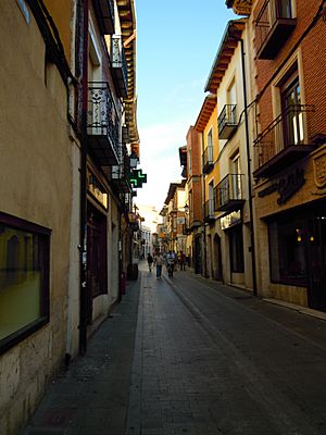 Archivo:SP27 Narrow street of Tordesillas Spain 21 09 2012 (4)