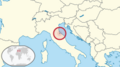 San Marino in its region