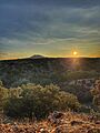 Sierra de inodejo desde las cuevas de soria