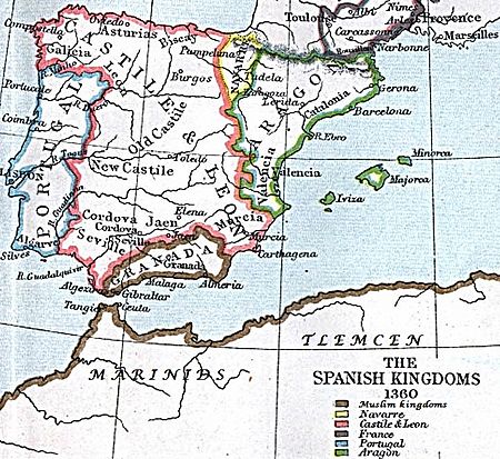Archivo:Spain and Western North Africa 1360