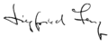 Unterschrift Siegfried Lenz deutscher Schriftsteller
