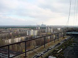 Archivo:View of Chernobyl taken from Pripyat
