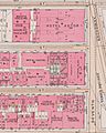 "TIMES SQUARE" map in 1916 with "HOTEL ASTOR" "BOOTH THEATRE" "SHUBERT THEATRE" "RIALTO THEATRE" "LYRIC THEATRE" THE LITTLE THEATRE" "TIMES ANNEX" "ST. LUKES" LUTHERN CHURCH, from- Bromley Manhattan Plate 071 publ. 1916 (cropped)