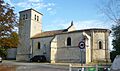 Église Saint-Martin de Villenave-d'Ornon vue rue