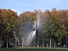 214 Escultura per a Europa, d'Andreu Alfaro, rotonda de la Devesa (Girona).jpg