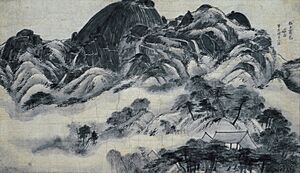 Archivo:After Rain at Mt. Inwang