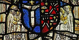 Archivo:Arms GeorgeNeville ArchbishopOfYork HolyTrinityChurch Goodramgate York