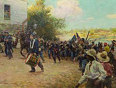 Arthurs-The Third Minnesota Entering Little Rock-After-Restoration - 50862050097
