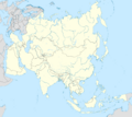 Asia laea location map
