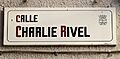 Calle Charlie Rivel, placa de calle, Málaga