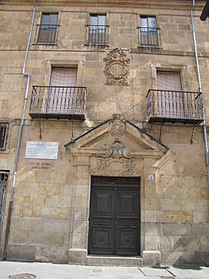 Archivo:Casa del Regidor Ovaile Prieto Miguel de Unamuno Salamanca