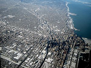 Archivo:Chicago Downtown Aerial View