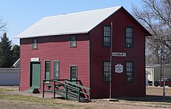 Danbury, Nebraska depot museum.JPG