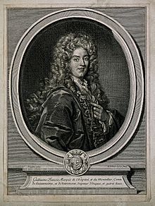 Guillaume François Antoine, Marquis de L'Hospital. Line engr Wellcome V0003545.jpg