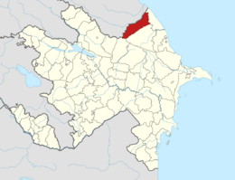 Gusar District in Azerbaijan.svg