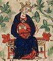 Henry I - British Library Royal 20 A ii f6v (detail)