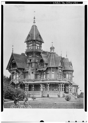 Archivo:Historic American Buildings Survey From Humboldt Times Collection - Copy of 1902 Photograph SOUTHWEST ELEVATION - Carson House, Eureka, Humboldt County, CA HABS CAL,12-EUR,6-1