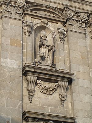 Archivo:Imágen de San Froilán. Fachada principal de la Catedral de Lugo