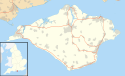 Sandown ubicada en Isla de Wight