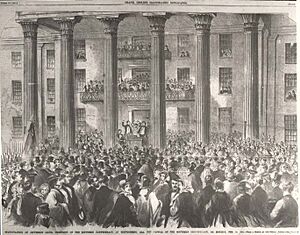 Archivo:Jefferson Davis inauguration
