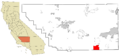 Kern County California Incorporated and Unincorporated areas Rosamond Highlighted