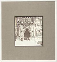 Archivo:King's College Chapel, Cambridge, South Entrance by Henry Fox Talbot