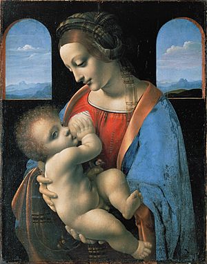 Archivo:Leonardo da Vinci attributed - Madonna Litta