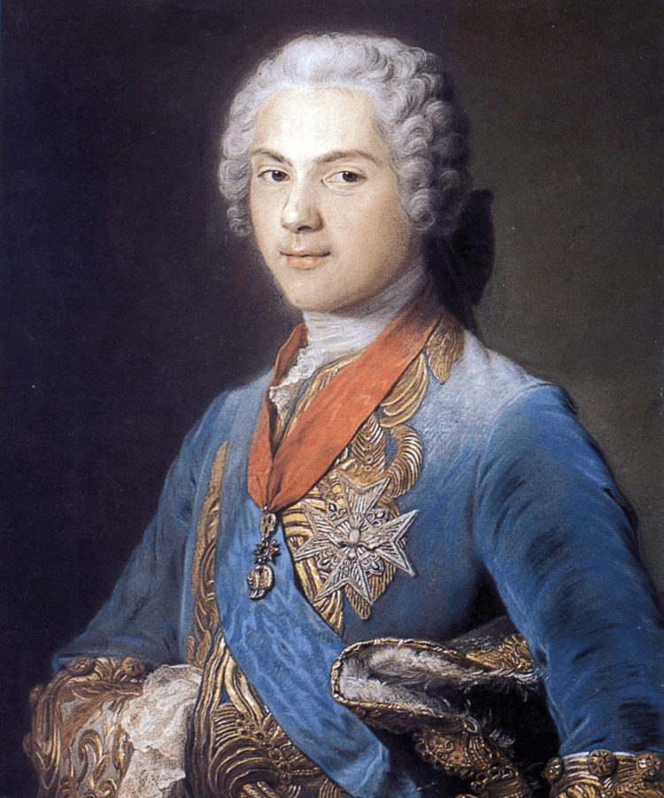 Louis de France, dauphin (1745) by Maurice Quentin de La Tour.png