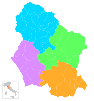 Archivo:Map - IT - Lucca - Suddivisione zone geografiche