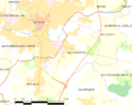 Map commune FR insee code 72308