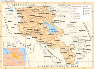 Archivo:Map of Soviet Armenia