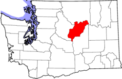 Map of Washington highlighting Douglas County.svg