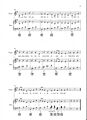 Partitura del Himno de Santiago del Molinillo 03