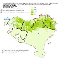 Archivo:Percentage of basque speakers by municipalities