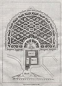 Archivo:Plano de ampliación del cementerio de S. Isidro, La Ilustración, 07-05-1853