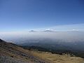 Popocatépetl e Iztaccíhuatl desde volcán Malintzin.