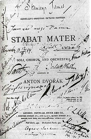 Archivo:Remembrance of the performance of Stabat Mater in Worcester on 12 September, 1884.