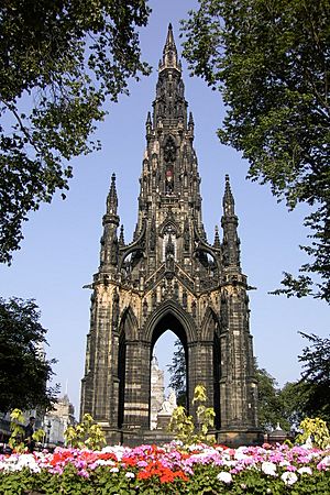 Archivo:Schottland-Edinburgh-Sir Walter Scott Monument