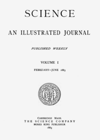Science, vol. 1, 1883, title page.png