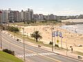 Vista da praia de Buceo