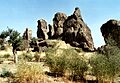Volcanic outcroppings in kapsiki country