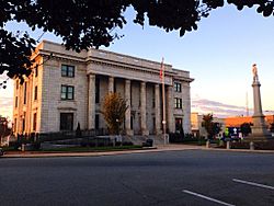 Alamance County Courthouse and Confederate Memorial from NE Corner.jpg