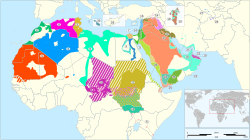 Archivo:Arabic Varieties Map