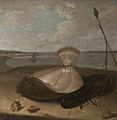 Arthur Devis (1712-1787) - Turbot, Lobster and Sea Shells, in the Thames Estuary (^) - 107876 - National Trust