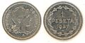 Basque country 1 peseta 1937