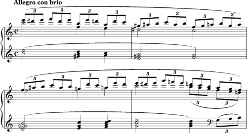 Archivo:Beethoven Waldstein 1st movement, bars 204-8