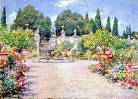 Chase William Merritt An Italian Garden 1909