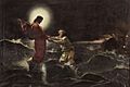 Christ walking on the waters at the Iglesia de San Pedro in Seville, Spain by Virgilio Mattoni