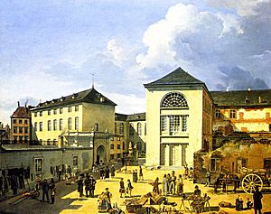 Archivo:Die alte Akademie in Duesseldorf by Andreas Achenbach 1831
